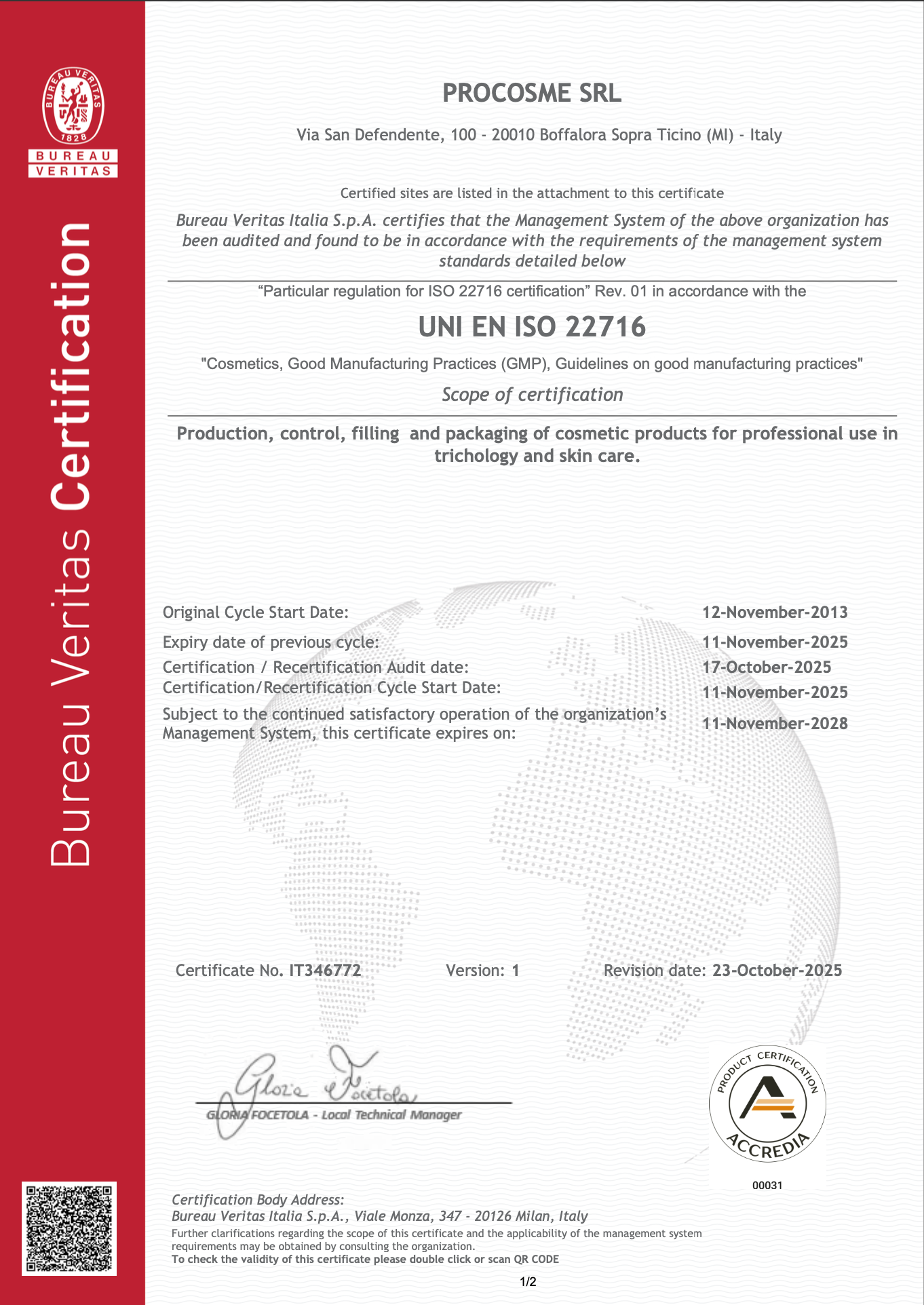 certificazione